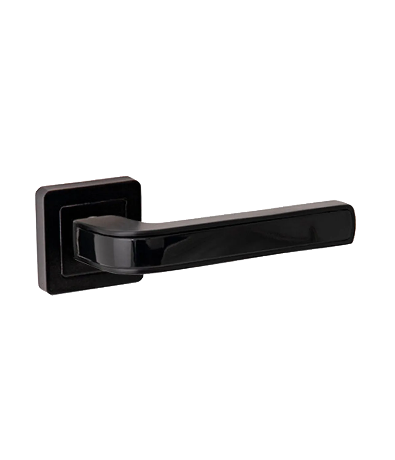 Ручка дверная Code Deco на квадратном основании H-22106-A-BLM/B черный TD185238